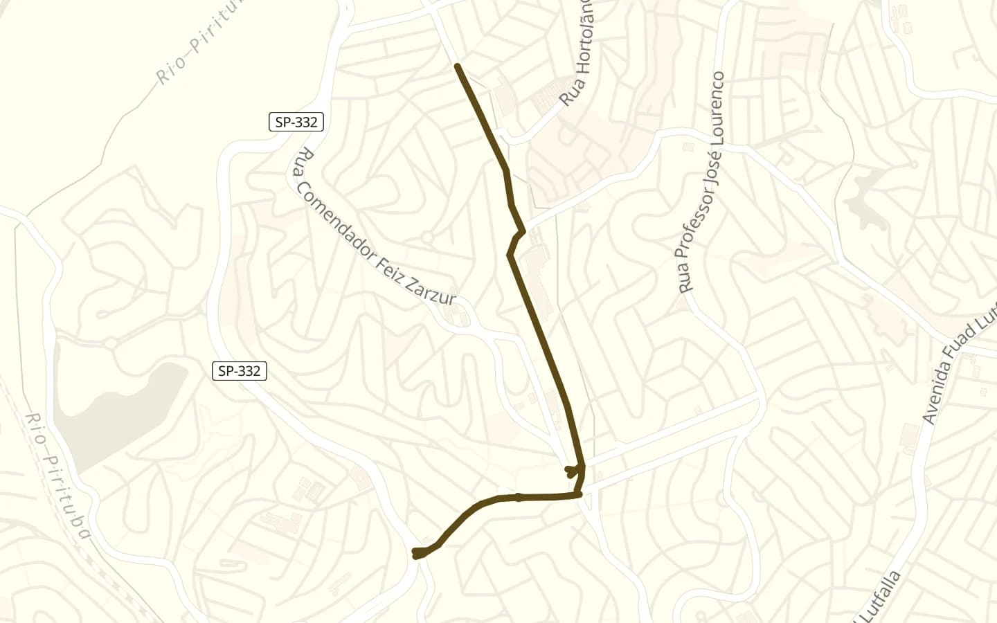 Mapa de Avenida Miguel de Castro e arredores, com a rua marcada
